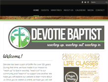 Tablet Screenshot of devotie.com